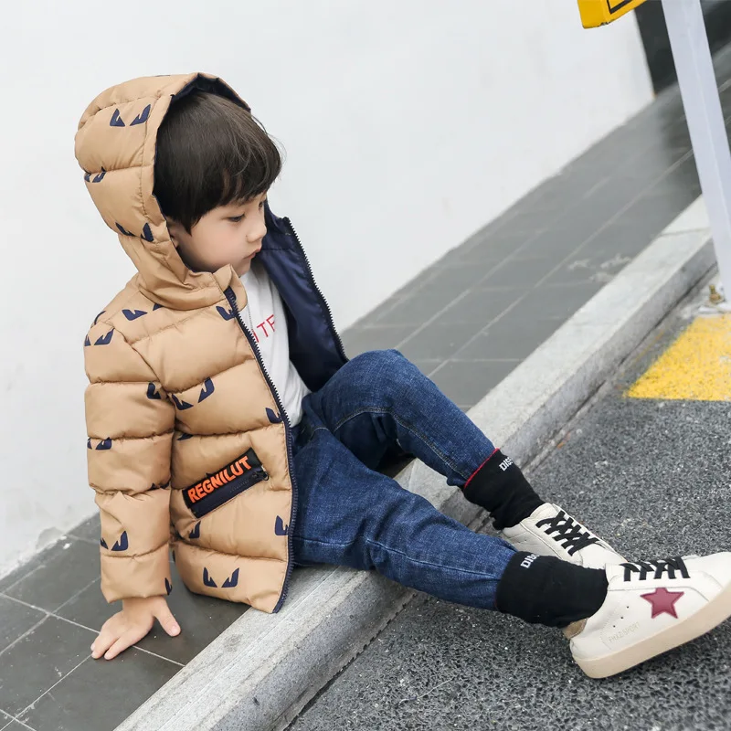 Boys Girls Jackets Hooded Outerwear Winter Children Warm Thick Jacket For Kids Clothes Baby Outerwear Zipper Coats Ski Jacket (7)