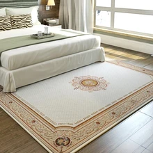 Большой размер Традиционный персидский ковер в стиле ретро, бежевый классический винтажный прикроватный ковер, декоративный офисный коврик