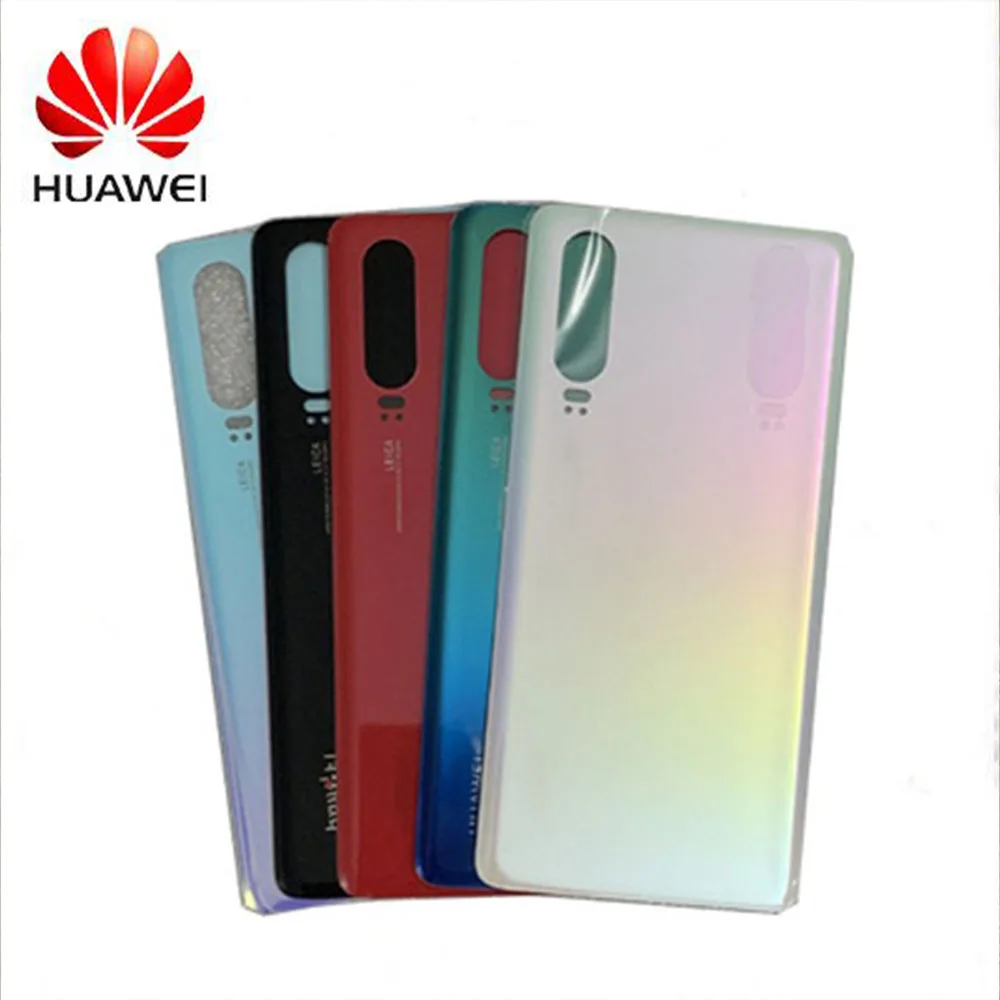 100% оригинальная стеклянная крышка для задней крышки Huaiwei P30 ремонт двери сменный