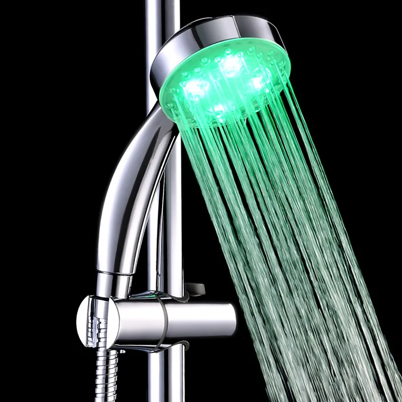 Насадка для душа с эффектом Термостатический смеситель для душа, ванной Ванная комната душа дождь смеситель для душа с термостатом постоянного Температура индукции - Цвет: Зеленый