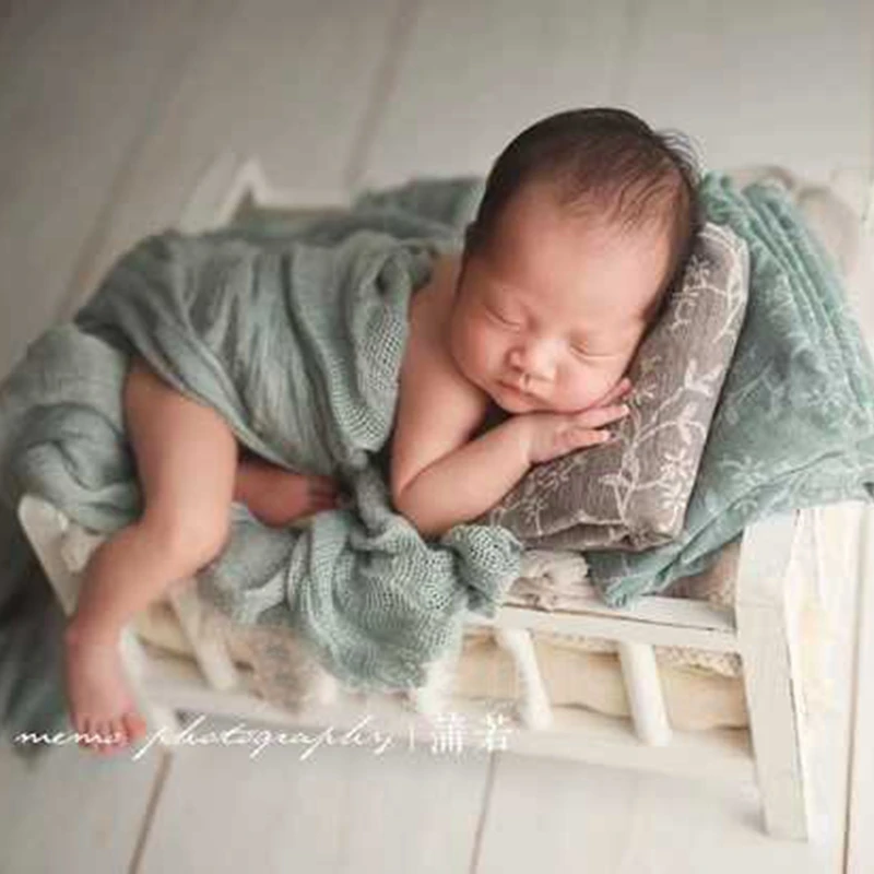 Новинка 2019 хлопковая смесь для новорожденных 90*200 см реквизит фотосъемки одеяло