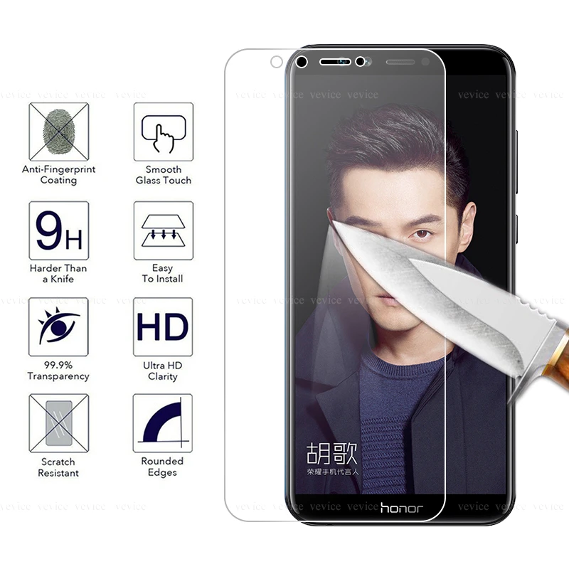 Защитное закаленное стекло для Huawei Honor 8 9 Lite 10 V9 Play 2 шт. защитная пленка экрана Magic
