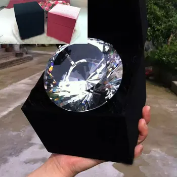 

80MM 150MM Artificial Crystal Super Large Ring Props Engagement Photography Props Anniversary Birthday Gift Cosplay Accessories