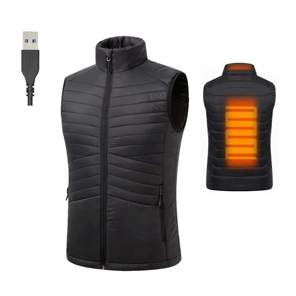 

Upgrade Men's And Women's Outdoor USB Infrared Heating Vest Jacket Winter Carbon Fiber Electric Heating Warm Vest