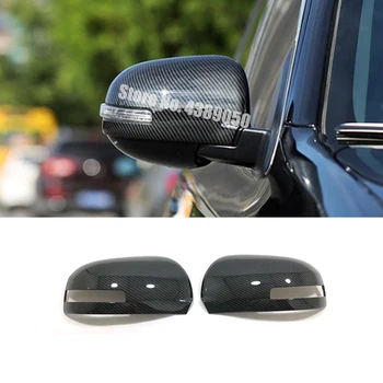 

For mitsubishi outlander 2013-2018 ABS Chrome/Carbon fibre side rearview mirror special modified Cover trim Accessories 2pcs