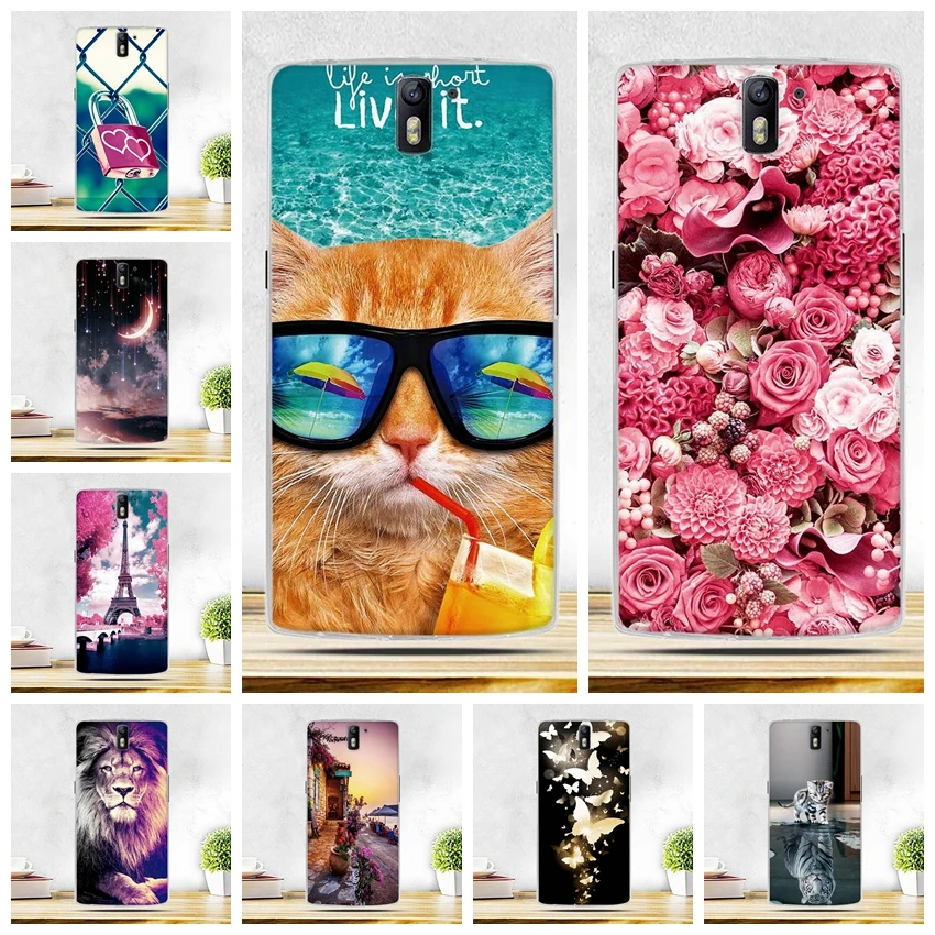 

for Oneplus One Case Soft Silicon Cover For Oneplus One A0001 Cover 3D Painted Skins Back Cases Skin for oneplus 1 TPU Phone Bag
