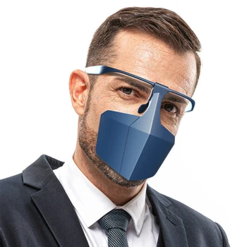 

Face Protection Mask Reuseable Anti Splash Spray Creative Protective PE Anti Dust Fashion Protective Masks Wholesale