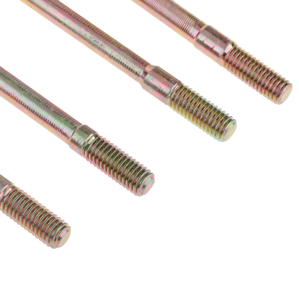 Cylinder Bolt Pin Stud Chinese Moped Scooter Thread Gold M8x187mm M8x195mm