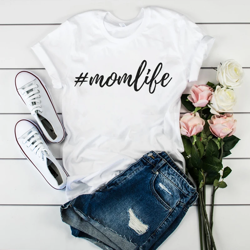 Женская одежда для мамы и дочки с буквенным принтом; Модная одежда для мамы; футболки; топы с графическим рисунком для женщин и женщин; женская футболка; Tumblr; футболка; футболки - Цвет: CZ8659