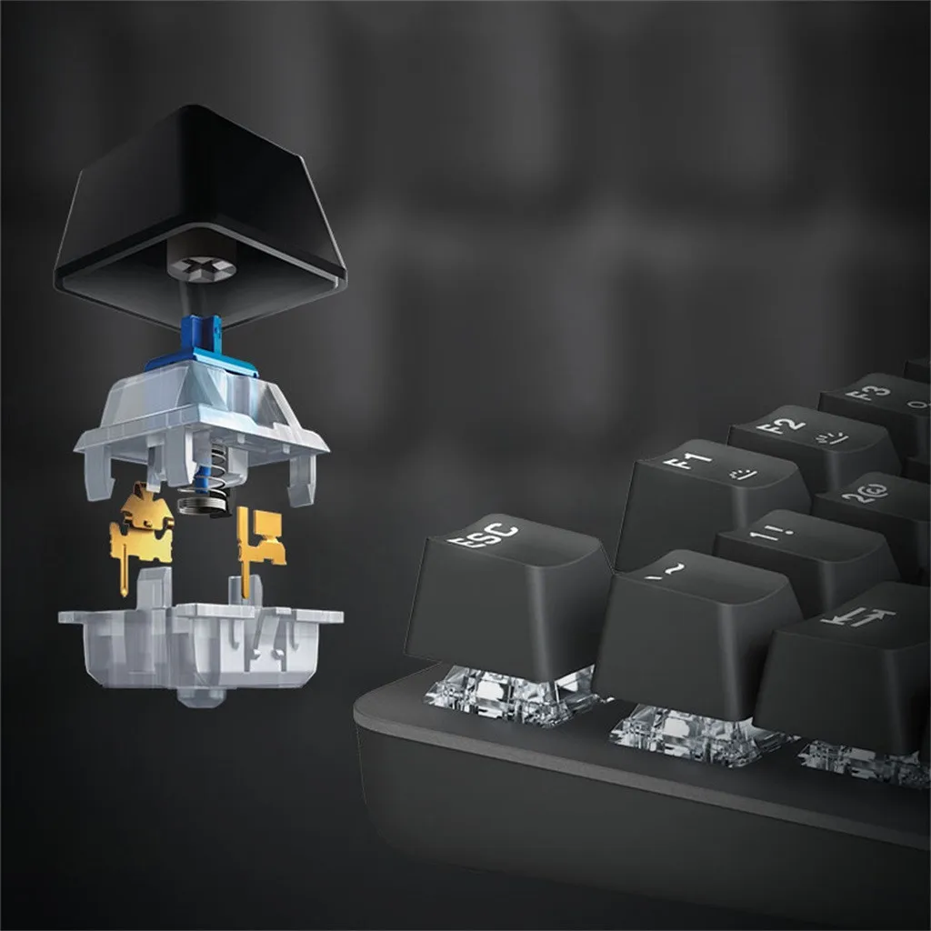 Логик K845 104 usb-ключи Проводная Подсветка Механическая игровая клавиатура переключатель игровая клавиатура для Win8/10