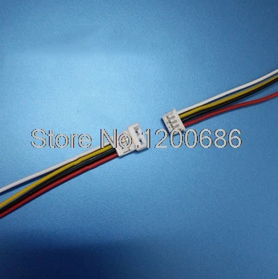 JST 1.25 4Pin Male Female Plug Connector With Wire Cable 10cm 1 25mm jst 1 25 7pin male connection connector cable