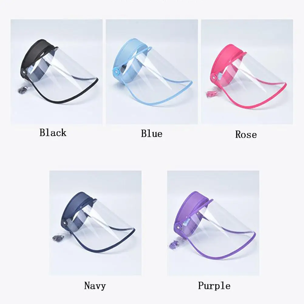 

Anti-droplet Empty Top Hat Safety Face Protector Proof Anti-Spitting Cover Cap