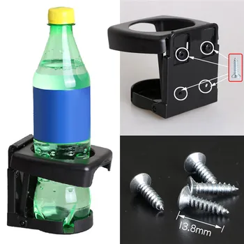 

Universal Car Vehicle Truck Folding Beverage Drink Holder Bottle Stand Cup Mount For Car Van Truck Tractor Workshop Boat