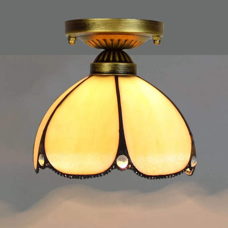 

15cm European style retro simple corridor staircase toilet Restaurant Bar warm color small ceiling light
