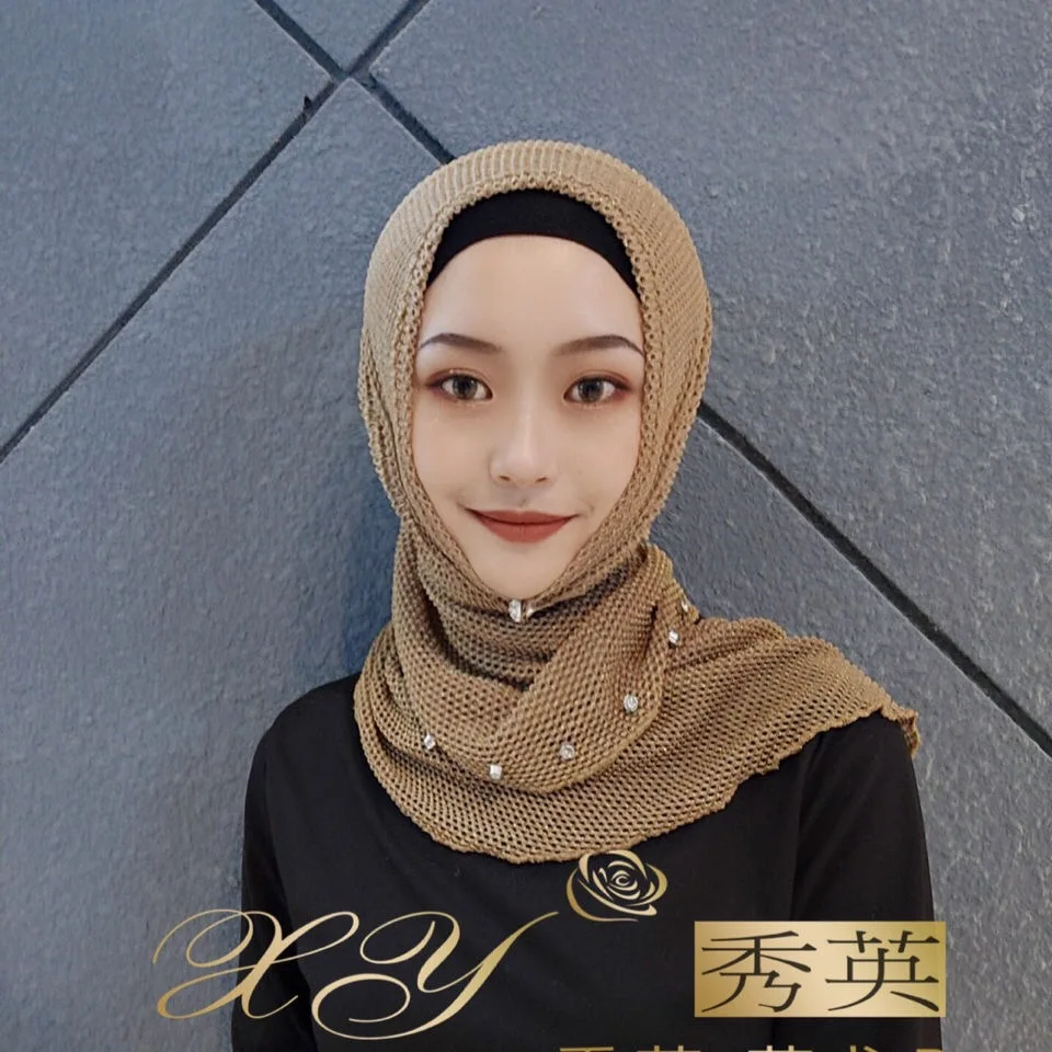 Мгновенный ready to wear мусульманский шарф для женщин плотная хиджабы - Цвет: E