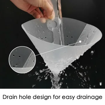 

Sink Strainer Filter Bag Waste Food Net Foldable Sink Strainer Folding Kitchen Sink Strainer