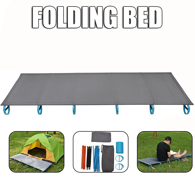 

Ultralight Camping Cot Portable Folding Compact Easy Set Up Tent Camping Cot Bed for Outdoor Travel 네이처하이크 cama plegable WHS