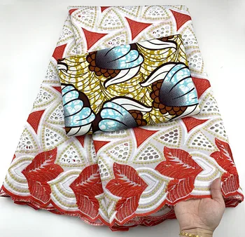 

Nigerian Swiss Voile Lace In Switzerland High Quality African Swiss 100% Cotton Lace Fabric Stoned Holes For Dress Sewing