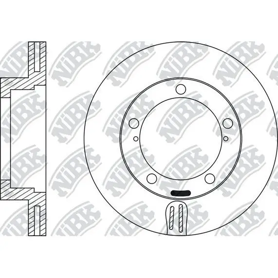 Диск тормозной TOYOTA SEQUOIA/TUNDRA 07- передний вент.D=353мм N