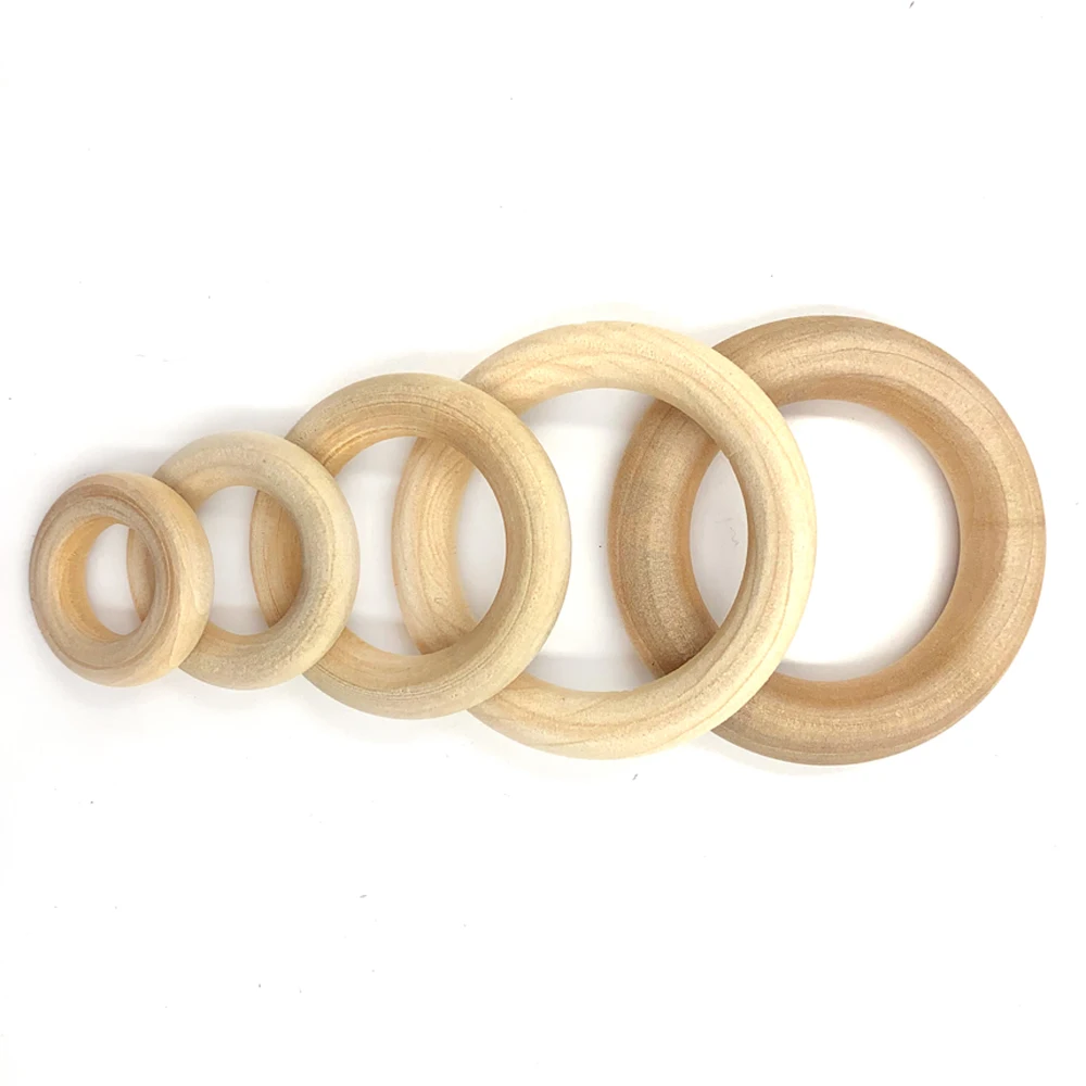 Деревянные кольца для прорезывания зубов деревянные зубов|wooden teethers|natural wood beadswooden