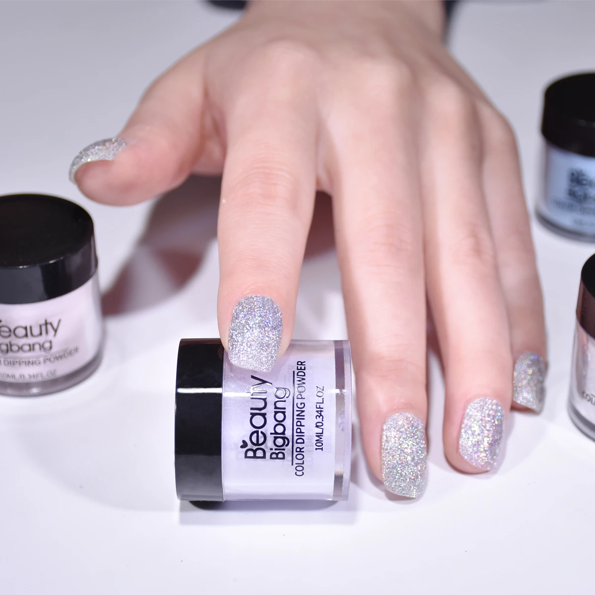 Beautybigbang 10 мл зеркало-Хамелеон для ногтей блестки погружающийся порошок DIY ногтей хромированный пигмент пыль маникюр Дизайн ногтей украшение