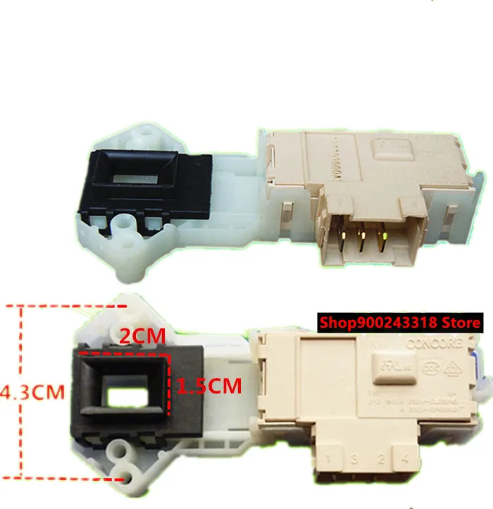 Замена электронного Plug дверной замок для стиральной машины LG Запчасти