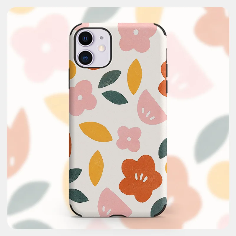

Phone Case Flowers In Summer Cover Apple Dirt-resistant for Iphone 6 7 8 X XR XS Max Pro 11 12 SE2 Mini Protection Anti-knock