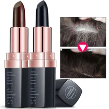 Daralis портативный натуральный завод черный/темно-русая краска для волос Ручка Форма анти-пот Водонепроницаемый одноразовая красящая ручка Hairline инструмент для окраски