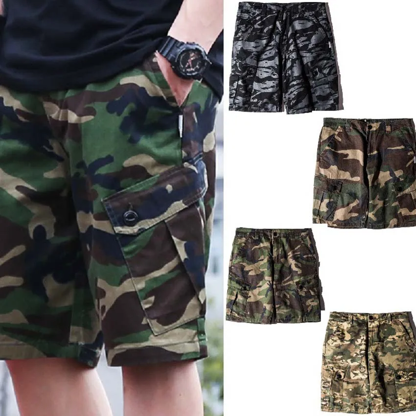 Высокая уличная мода мужские камуфляжные брюки хип-хоп хипстерская уличная одежда брюки летние новые карманные мужские брюки мужские штаны Одежда