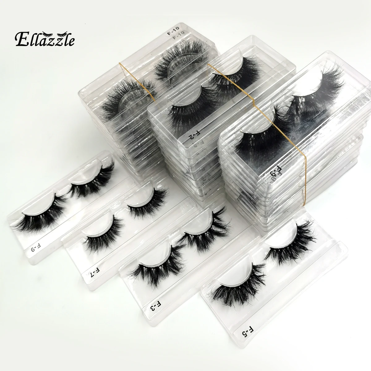 

Wholesale 10/20/30/40/50Pairs Eyelashes 3D Mink Lashes Handmade Fluffy Dramatic Lashes Cruelty Free False Eyelashes Makeup Lash