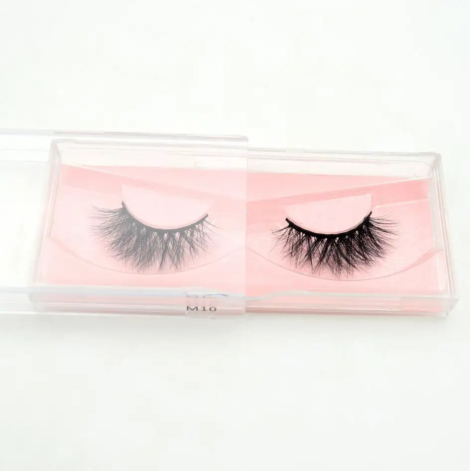 Visofree Eyelashes 3D Mink Lashes Thick lashes Cruelty Black Mink Eyelashes Gorgeous lashes Natural Long False Eyelashes Beauty - Цвет: M10