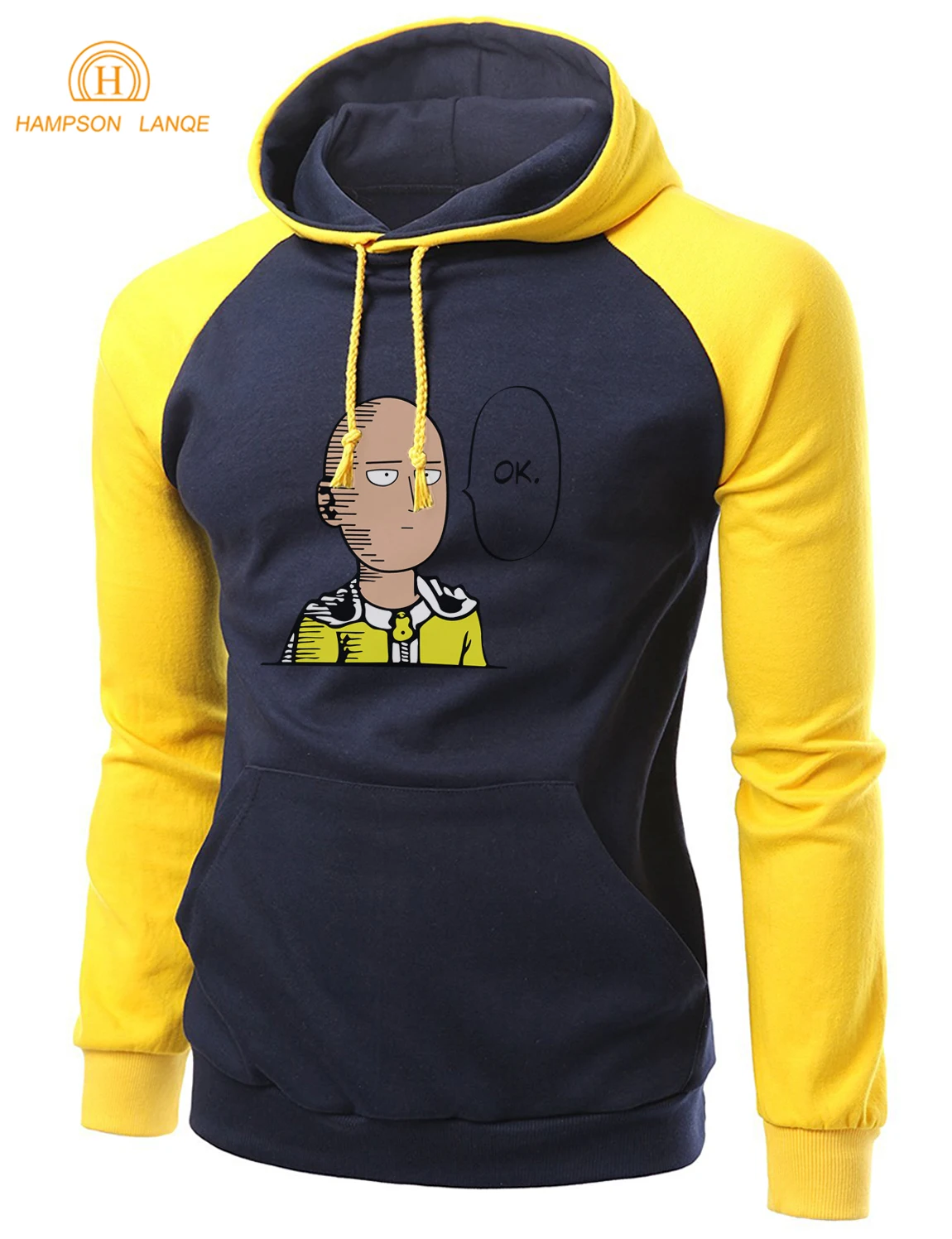 Осень-зима 2020 толстовка с героями мультфильма One Punch Hero Saitama Oppai OK японского аниме