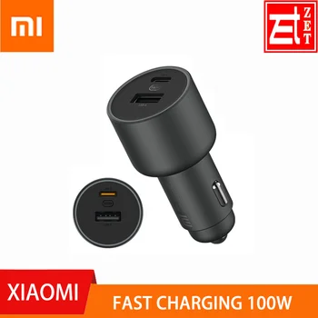 

Original Xiaomi Car Charger 100W Fast Charging 1A1C USB-C 100W MAX Fast Charging USB-A, USB-B TypeC Dual-port Output Xiaomi 37W