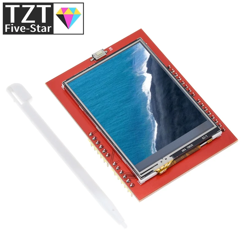1/3 Stück LCD-Modul TFT 2,4 Zoll TFT LCD-Bildschirm für Arduino UNO R3 Board und Unterstützung für Mega 2560 mit Touch-Stift, UNO R3 – Detail 10