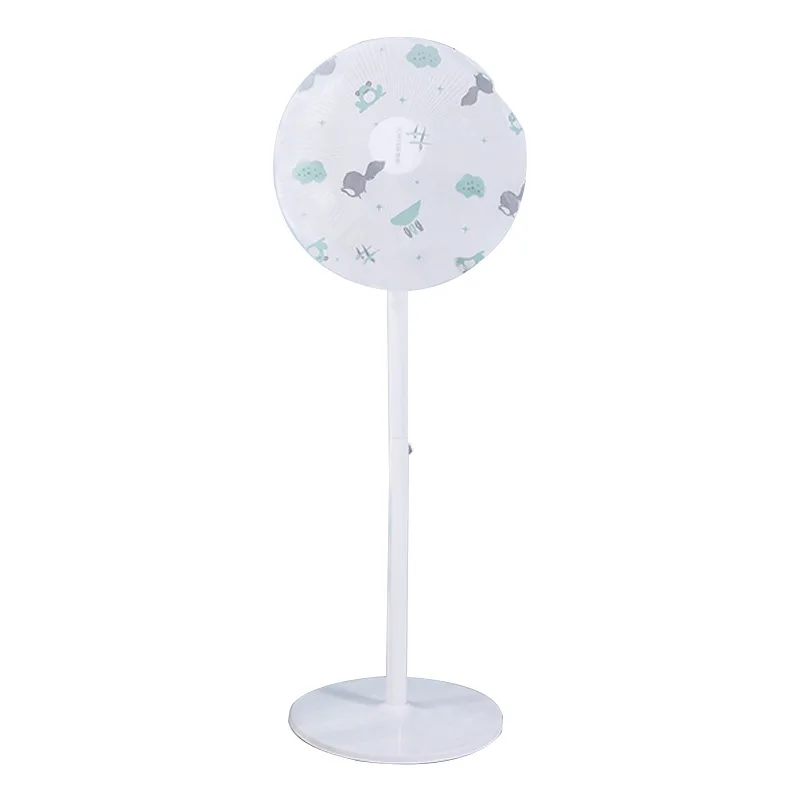 PEVA Fan Cover Cartoon Printed Electric Fan Dust Cover Floor-Standing Waterproof Storage Stand Protective