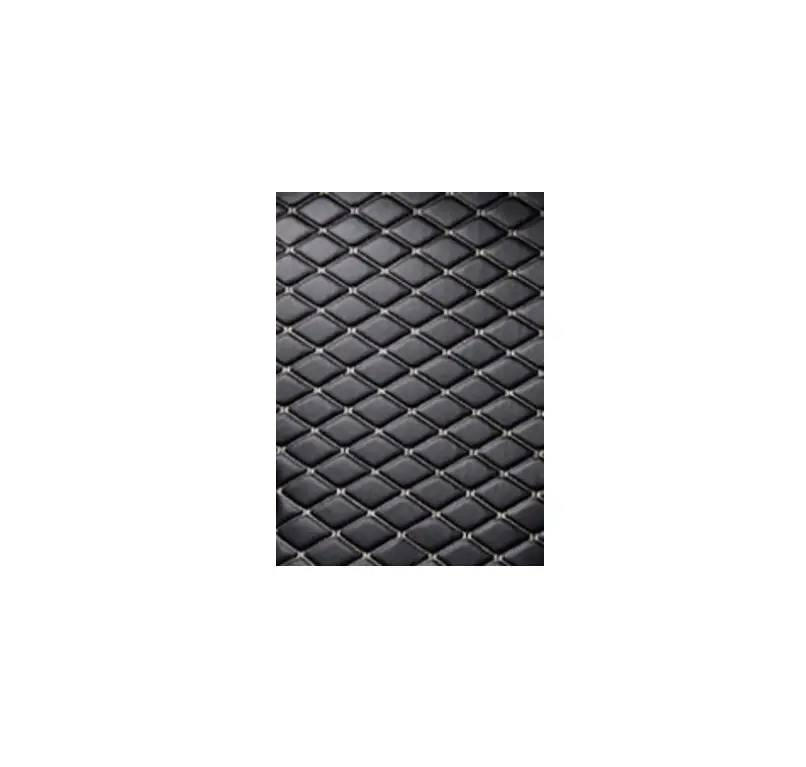 Волокна кожи багажник автомобиля коврик для kia sorento Kia Sorento Prime 3rd поколения автомобильные аксессуары - Название цвета: black beige wire