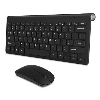 Wireless Keyboard and Mouse 2.4G USB Mini Keyboard Mouse Combos Kit Ergonomic Keyboard with Mouse Set for Laptop Computer TV PC e 3lue k825 2 4g wireless keyboard mouse kit black