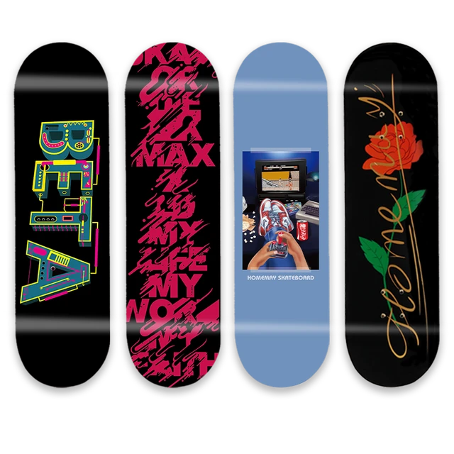 carro Cerveza consumirse Anime Board Skateboard Profesional Double Rocker Cool Wooden Skateboard  Wear-resistant Tablas De Skate Roller Skateboard EI50SA _ - AliExpress  Mobile
