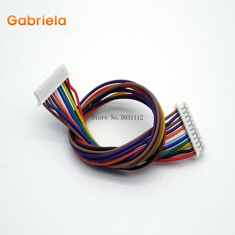 10 шт. мужской разъем PCB 1 25 мм кабель JST 2/3/4/5/6/7/8/9/10/12 Pin двойная головка см/20 см/30 см