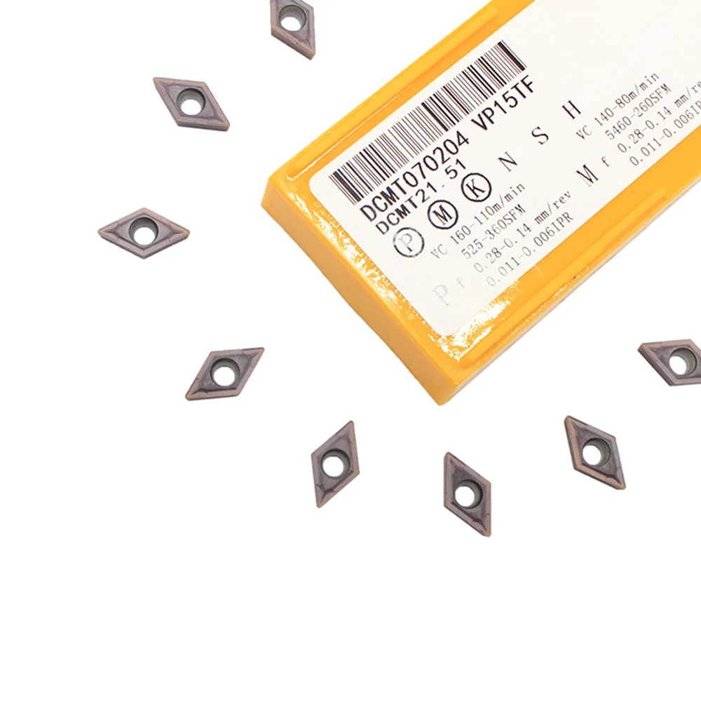 10 шт. DCMT070204 UE6020/US735/VP15TF инструменты для расточка карбидные вставки инструмент для нарезки инструменты DCMT 070204 токарные инструменты