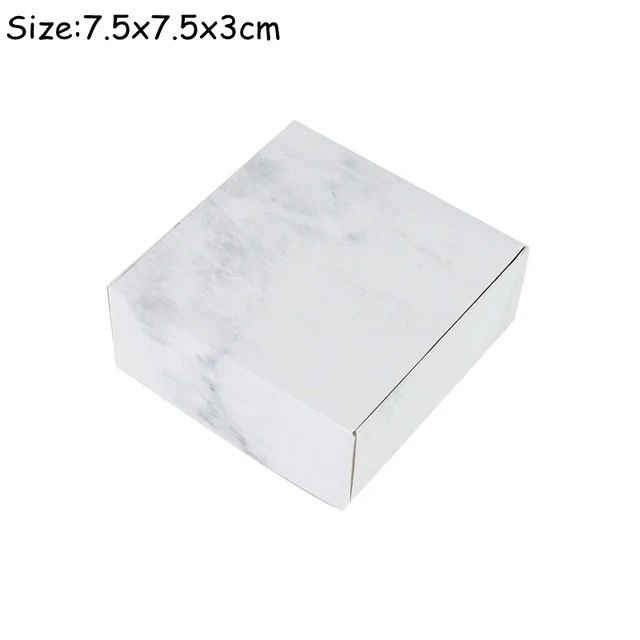 6pcs Multi-size Paper Boxes DIY HANDMADE Marbling Candy Boxes Wedding Birthday Party Cake Treat Gift Package Decoration Supplies Z15
