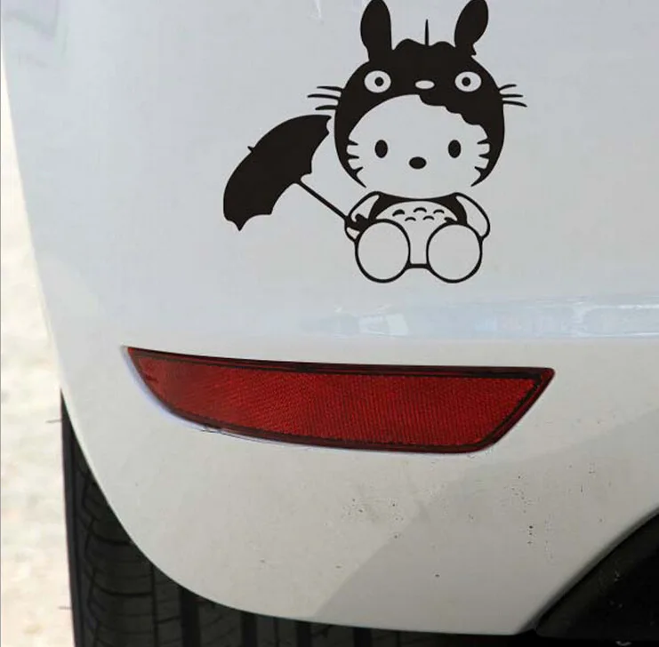 D-172 Cute Cartoon Miyazaki Ghibli Totoro Cartoon Combination Car Body Free Form Adhesive Paper Wholesale