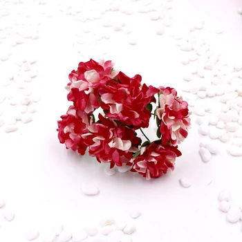 

Artificial Bouquet Daisy Paper Simulation Flowers For Bridal Vintage Countryside Wedding Decor Small Carnation
