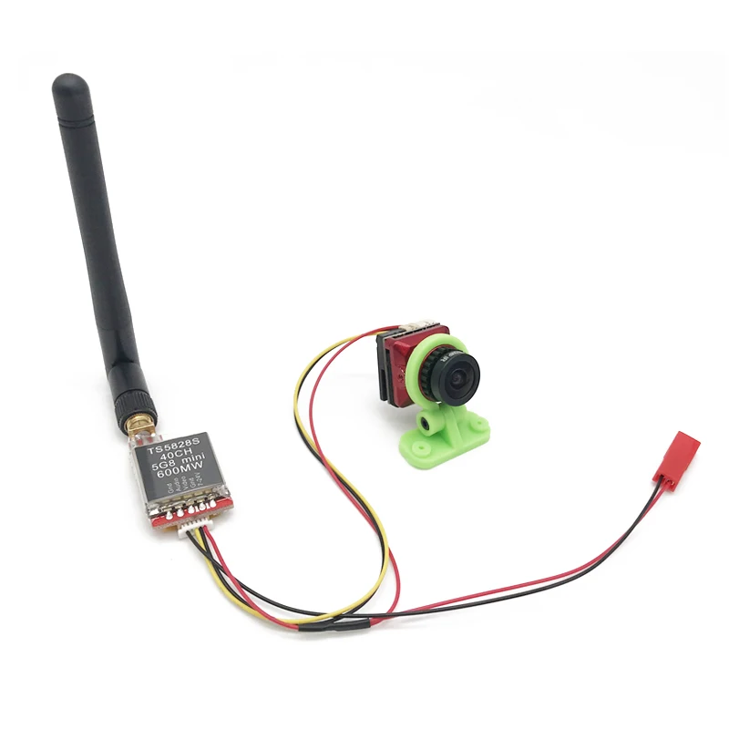 Видеопередатчик TS5828S 200 МВт/600 мВт 5 8G 40Ch FPV и 1/3 &quotCMOS 1500TVL Мини камера 2 1 мм объектив