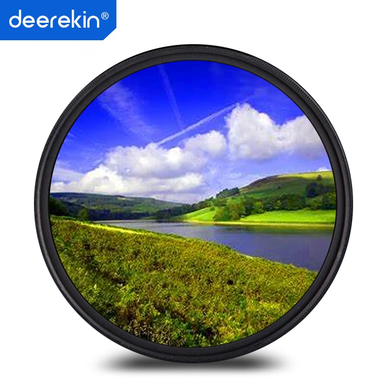 Deerekin C-PL Circular Polarizer Polarizing CPL Filter for Canon Nikon Sony Lens 82 77
