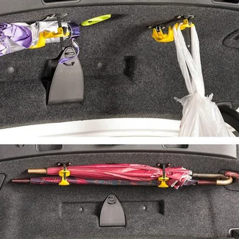

Rear Trunk Umbrella Holder Hook Hanging Car ABS Plastic Accessories Parts