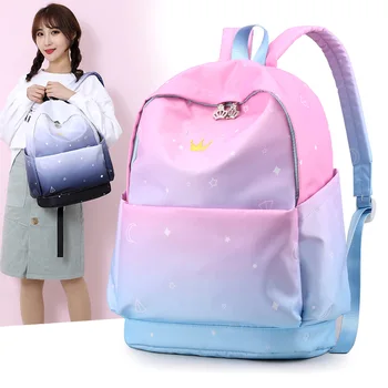 

Japanese Girl's Heart Backpack 2020 New Style Soft Girl Cute Hipster Backpack High School Schoolbag Female Junior High School