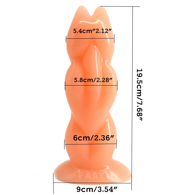 New FAAK 19.5*5.5cm Big Dildo Sex Toys For Women Masturbator Realistic Suction Cup Animal Dildos Anal Plug Couple Flirt Sex Shop