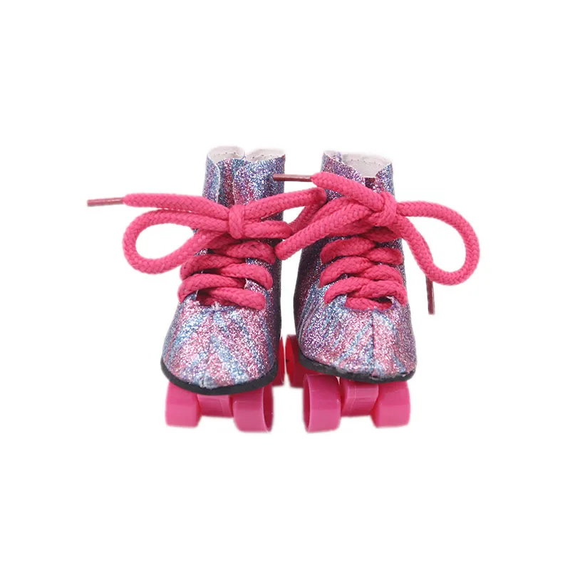 7.5 cm Doll Skates Shoes Clothes For American 18 Inch Girl 43 cm Born Baby Doll Items Accessories Nenuco,Toys
