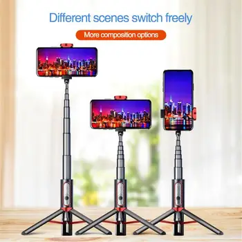 

Selfie Stick Tripod A18 Lightweight Aluminum All In One Extendable Phone Tripod Selfie Stick Bluetooth With Remote